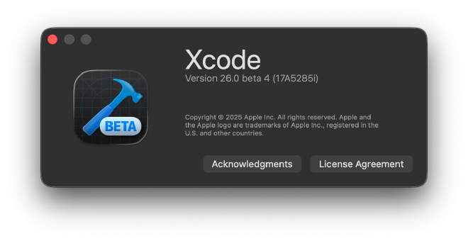 Xcode 26