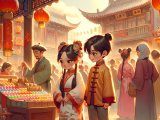 Lili and Xiaoming learn to play Chinese chess with Lili's dad, strengthening their friendship through practice and mutual support.