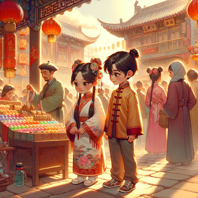 Lili and Xiaoming learn to play Chinese chess with Lili's dad, strengthening their friendship through practice and mutual support.