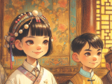 Lili and Xiaoming learn to make mooncakes at a bakery, understanding their cultural significance for the Mid-Autumn Festival, and decide to share them with their family.