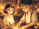 Lili and her friends work together to throw a surprise birthday party for Xiaoming, realizing the joy of collaboration and the importance of friendship.